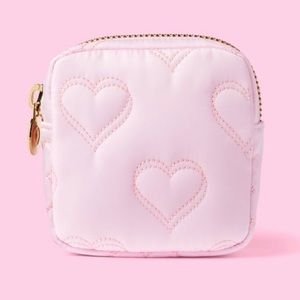 Quilted Heart Mini Square Pouch